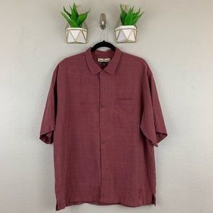 🌻Tommy Bahama Shirt Size Large 100% Silk